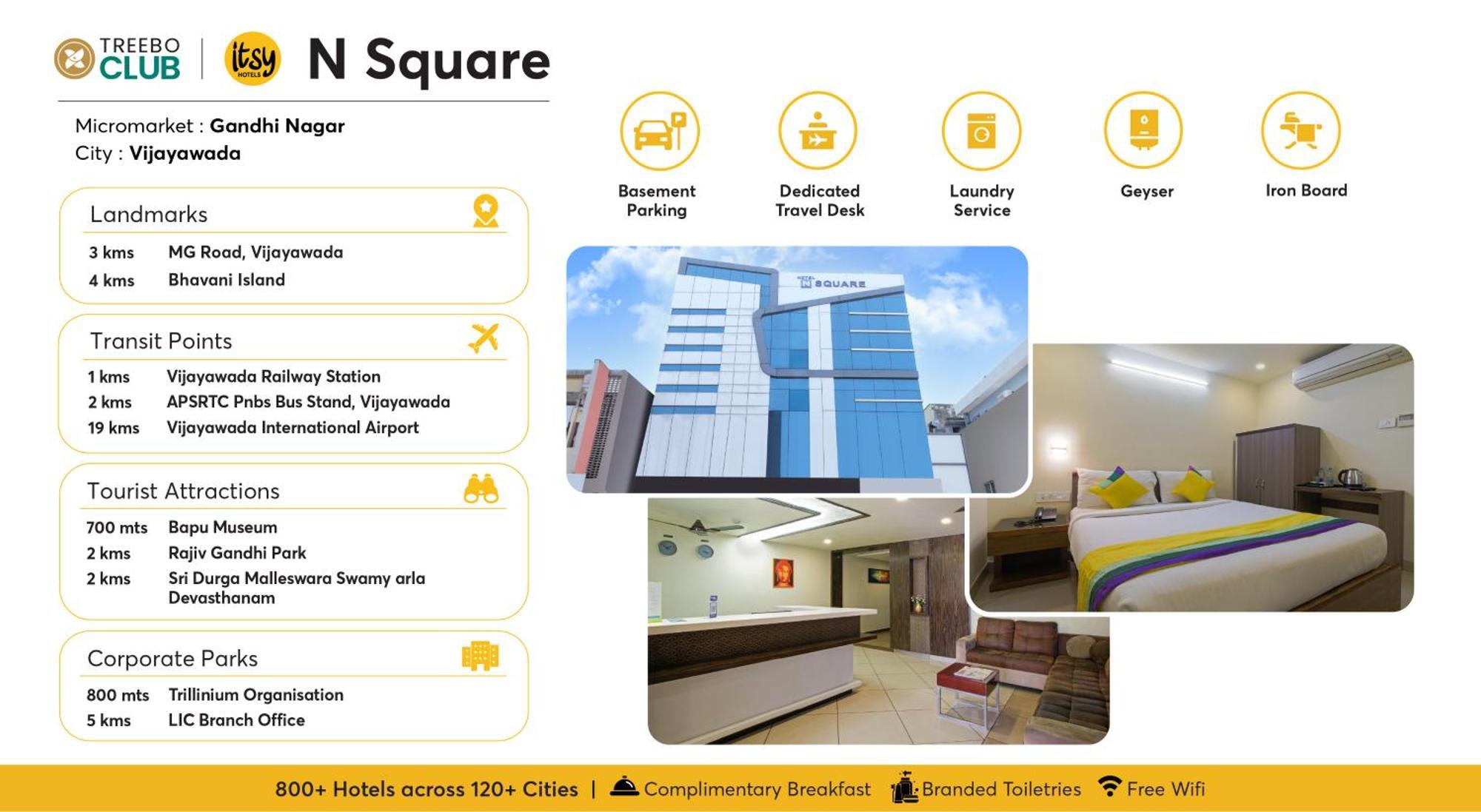 Itsy Hotels N Square Виджаявада Экстерьер фото